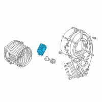 OEM 1994 Honda Accord Resistor, Blower Diagram - 79330-S47-003