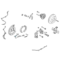 OEM 2013 Kia Forte Spring-Shoe Return Diagram - 582681G300DS