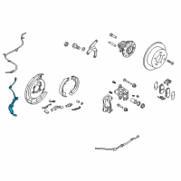 OEM Kia Forte Sensor Assembly-Abs Rear Wheel Diagram - 599101M300