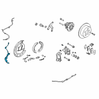 OEM 2010 Kia Forte Sensor Assembly-Abs Rear Wheel Diagram - 599101M300