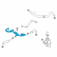 OEM 2020 Infiniti Q50 Tube Assembly Water Outlet Diagram - 21512-5CA5A