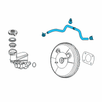 OEM 2017 Honda Ridgeline Tube Assy., Master Power Diagram - 46402-TZ5-A02