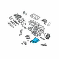 OEM 2014 Ford Fiesta Heater Core Diagram - AE8Z-18476-A