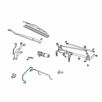 OEM Honda Odyssey Tube (4X7X1730) Diagram - 76811-SHJ-A11