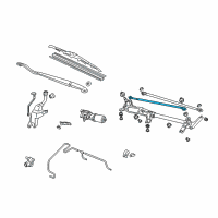 OEM 2005 Honda Odyssey Rod Unit A Diagram - 76540-SHJ-A01