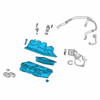 OEM Cadillac CT6 Air Cleaner Assembly Diagram - 84005074