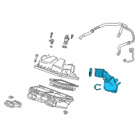OEM 2019 Cadillac CT6 Outlet Duct Diagram - 84406087