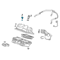 OEM 2017 Cadillac CT6 Manifold Absolute Pressure Sensor Sensor Diagram - 12650598