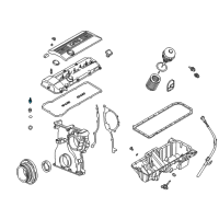 OEM 1998 BMW 323i Cap Nut Diagram - 11-12-1-738-608