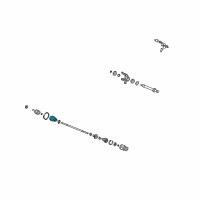 OEM Acura TL Boot Set, Outboard Diagram - 44018-STK-A03