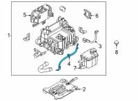 OEM 2022 Hyundai Elantra WIRING ASSY-LDC NEG Diagram - 91661-BY000