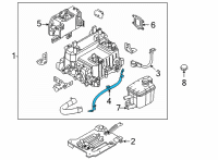 OEM Hyundai Elantra WIRING ASSY-LDC NEG Diagram - 91661-BY000