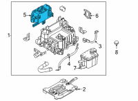 OEM Hyundai Elantra JUNCTION BLOCK ASSY Diagram - 91958-BY000