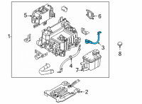 OEM 2022 Hyundai Elantra WIRING ASSY-LDC POS Diagram - 91660-BY000