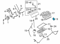 OEM 2007 Ford F-250 Super Duty Rear Seal Diagram - F65Z-6310-A