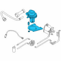 OEM 2001 BMW Z3 Air Pump Diagram - 11-72-1-437-465