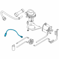 OEM BMW 323i Front Or Rear Upstream Oxygen Sensor Diagram - 11-78-1-742-050