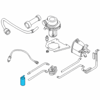 OEM 1999 BMW Z3 Dust Filter Diagram - 16-14-1-183-311