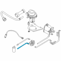 OEM BMW Z3 Vacuum Pipe Diagram - 16-13-1-184-249