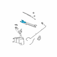 OEM 2004 Chrysler Pacifica Motor-Windshield WIPER Diagram - 5102228AA