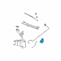 OEM Chrysler Pacifica Washer, Windshield Diagram - 5102252AA