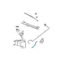 OEM Chrysler Town & Country Hose-Windshield Washer Diagram - 5018127AA