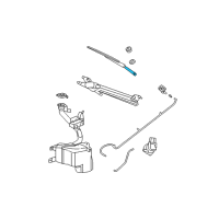 OEM 2004 Chrysler Pacifica Arm WIPER-WIPER Diagram - 5102236AA