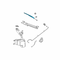 OEM Chrysler Pacifica Blade-WIPER Diagram - 5102230AB