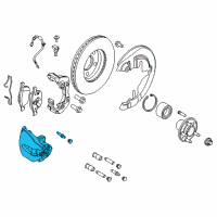 OEM 2014 Ford Focus Caliper Diagram - BV6Z-2B120-C