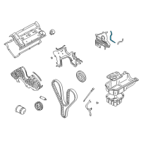 OEM 2001 Hyundai Santa Fe Gasket-Timing Belt Cover Lower Diagram - 21352-37500