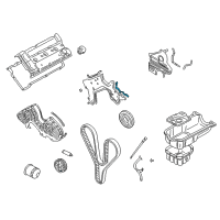 OEM Kia Gasket-Timing Belt Cover Diagram - 2137437101