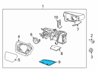 OEM 2022 Ford F-150 COVER Diagram - ML3Z-17K709-BC