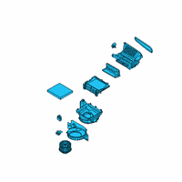 OEM 2019 Hyundai Santa Fe Blower Unit Diagram - 97100-S2000