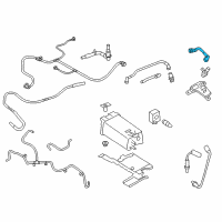 OEM 2018 Ford Police Interceptor Utility PCV Hose Diagram - FB5Z-6A664-A