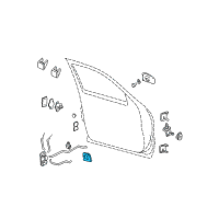 OEM Chevrolet Silverado 1500 Handle, Inside Diagram - 15760297