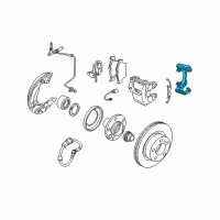 OEM 2013 BMW 328i Calliper Carrier Diagram - 34-11-6-778-147