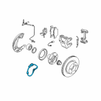 OEM 2008 BMW 328xi Brake Hose Front Diagram - 34-30-6-793-026