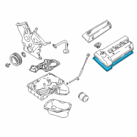 OEM 2004 Chevrolet Tracker Valve Cover Gasket Diagram - 91176065