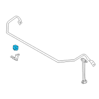 OEM 2006 Chrysler Crossfire BUSHING-STABILIZER Bar Diagram - 5142013AA