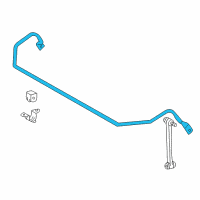 OEM 2004 Chrysler Crossfire Bar-Rear SWAY Diagram - 5099081AA