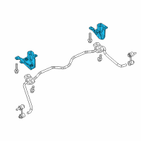 OEM 2018 Ram ProMaster City Bracket-STABILIZER Bar Diagram - 68263150AA