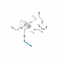 OEM 2008 Kia Spectra5 Hose-Vacuum Tube To Diagram - 313732F500
