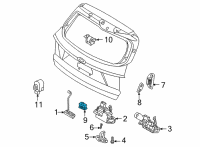 OEM Kia Sorento Sw Assembly-Power Tail G Diagram - 81880P2100