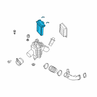 OEM 2017 Nissan GT-R Air Cleaner Cover Diagram - 16526-JF00A
