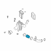 OEM 2021 Nissan GT-R Duct Assembly-Air Diagram - 16576-JF00A