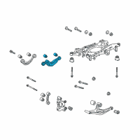 OEM 2016 Buick LaCrosse Rear Upper Suspension Control Arm Assembly Diagram - 84178160