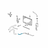 OEM 2011 Acura TSX Hose (210MM) (ATF) (Toukai) Diagram - 25213-RGA-003