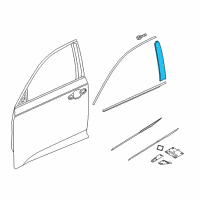 OEM Honda Accord GARN, FR. R DOOR CTR Diagram - 72430-TVA-A02