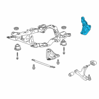 OEM Chevrolet Captiva Sport Knuckle Diagram - 23373012