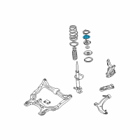 OEM 2008 Nissan Quest Strut Mounting Insulator Assembly Diagram - 54320-8J001